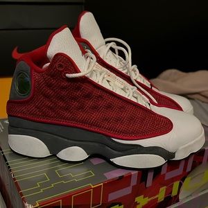 Jordan 13’s Red, Grey, and White